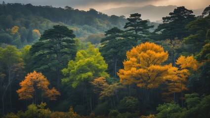 Colors of Autumn in Mountain Settings