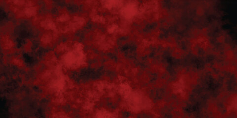 Thick Red Mist with Black Swirls Creating a Gory Effect

