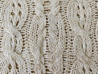 knitted wool texture