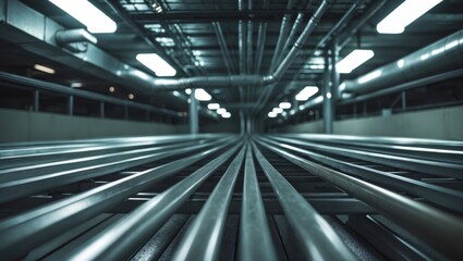 Overhead HVAC and Electrical Systems in Ceiling Construction