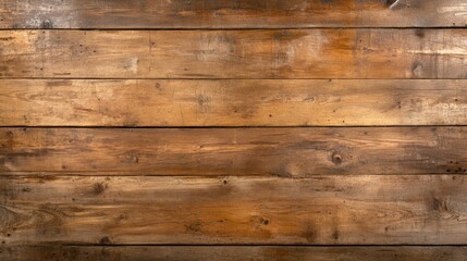 Fototapeta premium Rustic warm brown wooden planks texture background