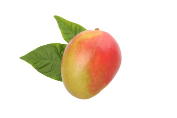PNG,Ripe fresh mango, isolated on white background