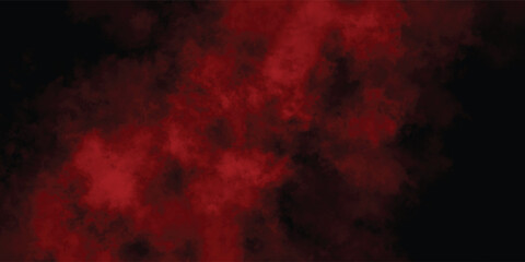 Dark Crimson Foggy Backdrop with Eerie Shadow Elements

