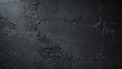 Rough and bumpy black and grey wall texture featuring spots and distressed details