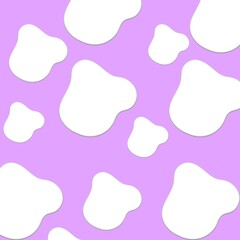 seamless background with hearts, color purple