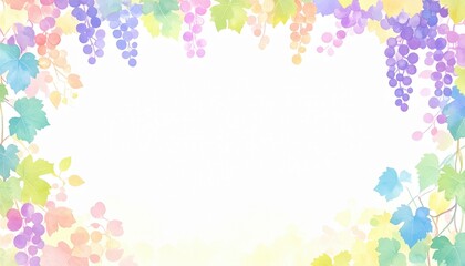 Vibrant grapevine art nature digital illustration colorful environment artistic viewpoint grapes concept