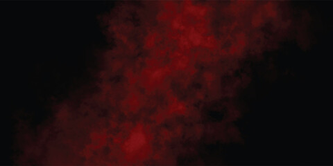 Horror-Themed Background with Dense Red Smoke and Dark Shadows

