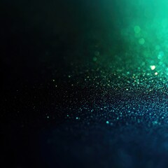 Sparkling teal and green glitter