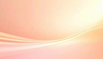 Fototapeta premium Dynamic abstract light waves digital art soft environment modern aesthetic minimalist viewpoint