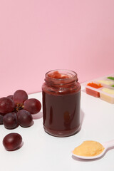 Baby food, vegetable and fruit puree.