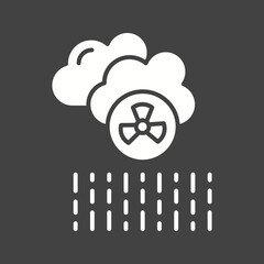 Acid Rain icon vector image. Suitable for mobile apps, web apps and print media.