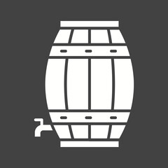 Beer Keg icon vector image. Suitable for mobile apps, web apps and print media.