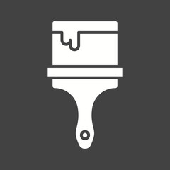 Brush icon vector image. Suitable for mobile apps, web apps and print media.