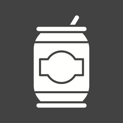 Obraz premium Can icon vector image. Suitable for mobile apps, web apps and print media.