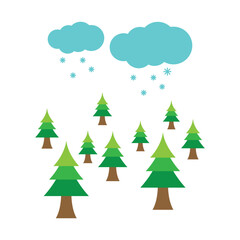 winter illustration icon
