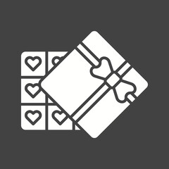 Chocolate Box icon vector image. Suitable for mobile apps, web apps and print media.