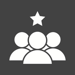 Clients icon vector image. Suitable for mobile apps, web apps and print media.