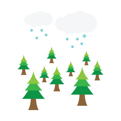 winter illustration icon