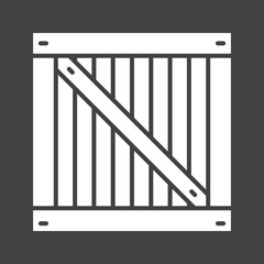 Crate icon vector image. Suitable for mobile apps, web apps and print media.