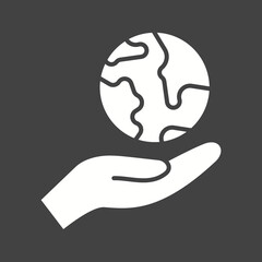 Earth Day icon vector image. Suitable for mobile apps, web apps and print media.