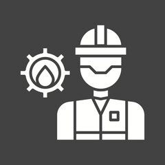Engineer icon vector image. Suitable for mobile apps, web apps and print media.
