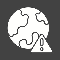 Global Crisis icon vector image. Suitable for mobile apps, web apps and print media.
