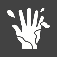 Hand icon vector image. Suitable for mobile apps, web apps and print media.