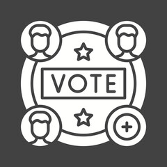 Invitation icon vector image. Suitable for mobile apps, web apps and print media.