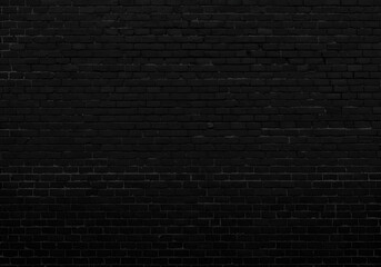 Black Brick Wall Texture Background Abstract Illustration