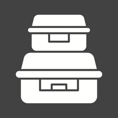 Lunchbox icon vector image. Suitable for mobile apps, web apps and print media.