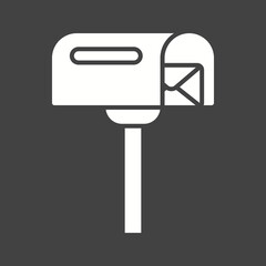 Mailbox icon vector image. Suitable for mobile apps, web apps and print media.