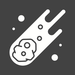 Meteorite icon vector image. Suitable for mobile apps, web apps and print media.