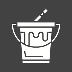Paint Bucket icon vector image. Suitable for mobile apps, web apps and print media.