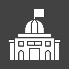 Parliament icon vector image. Suitable for mobile apps, web apps and print media.