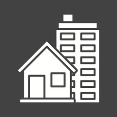 Property icon vector image. Suitable for mobile apps, web apps and print media.