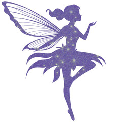 Magic Fairy Silhouette