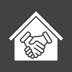 Real Estate icon vector image. Suitable for mobile apps, web apps and print media.