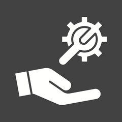 Service icon vector image. Suitable for mobile apps, web apps and print media.