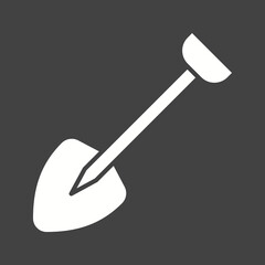 Shovel icon vector image. Suitable for mobile apps, web apps and print media.