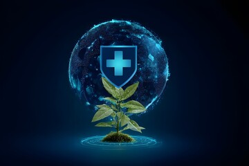 Global Plant Health Protection Medical Shield Young Plant Growth Healthcare Technology