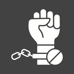 Obraz premium Slavery icon vector image. Suitable for mobile apps, web apps and print media.