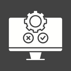 Testing icon vector image. Suitable for mobile apps, web apps and print media.