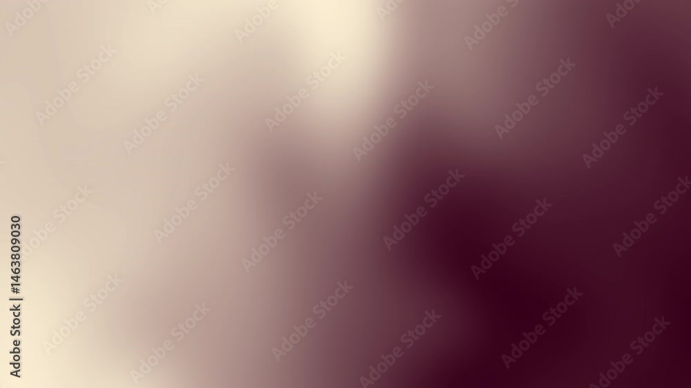 Poster a soft, abstract blurred background with a gradient of beige and maroon tones creating a calm atmosp