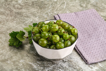 Ripe sweeet and juicy gooseberry