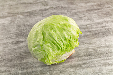 Raw iceberg salat over background