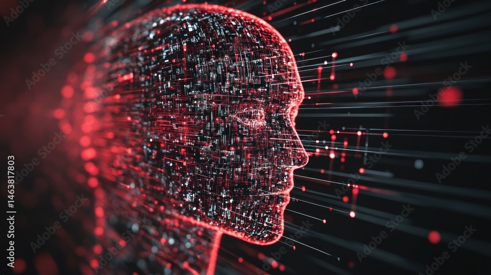 Poster digital mind: exploring the depths of artificial intelligence