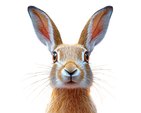 a close up of a rabbit