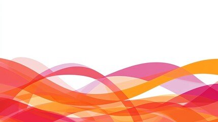 Abstract Background - Colorful Wavy Design Illustration