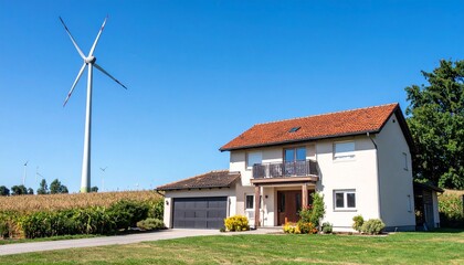 Obraz premium wind mill in the countryside