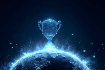 Global Success Achievement Trophy Award Winning Winning Global Competition Digital Technology